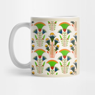 Egyptian floral pattern Mug